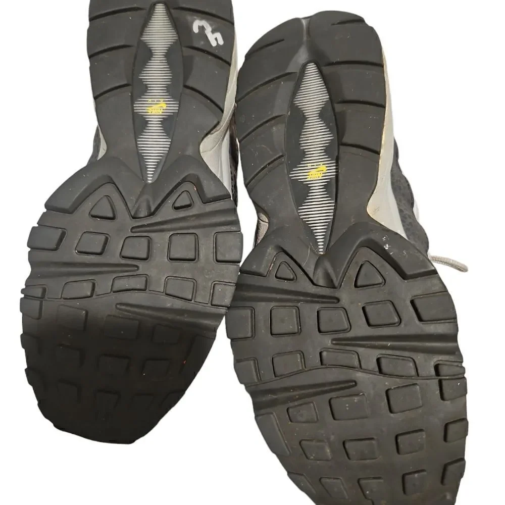 Nike Kids Yellow Gray Air Max 95 GS 6Y